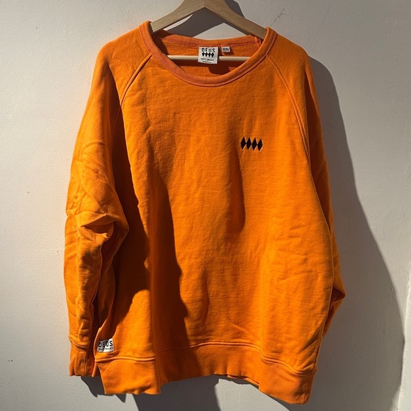 Deus Ex Machina Orange Men's Sweater - Picture 1 of 8
